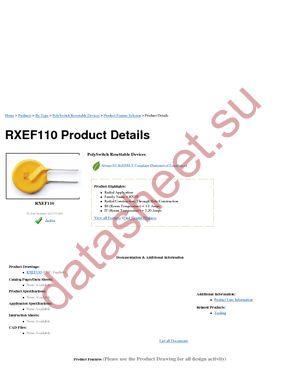 RXEF110 datasheet  